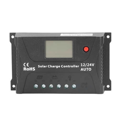 Professional Pwm Charging Controller, Advanced 3-Stage Pwm Charging Algorithm for Battery Life Extension, Automatic System Voltage Identification 1