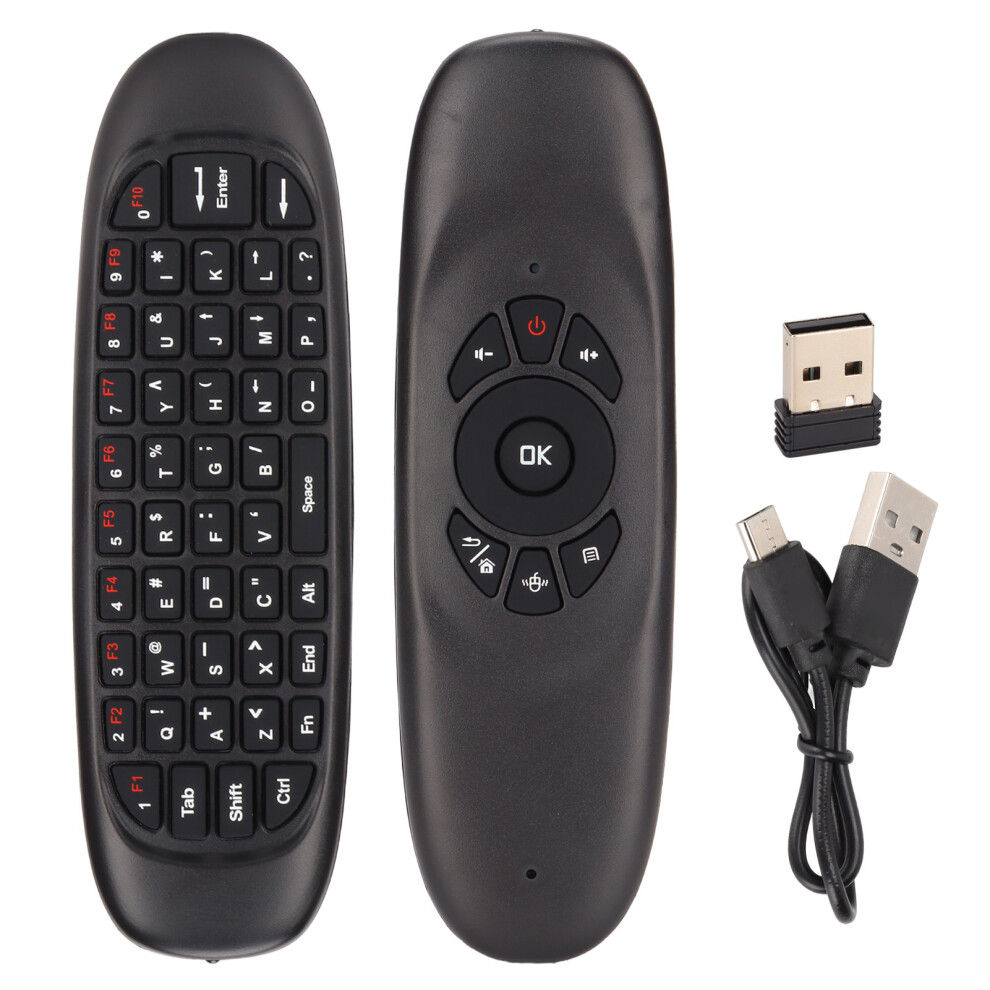 Innovative Air Mouse, 2.4Ghz Wireless Keyboard For Seamless Multimedia Control, Plug And Play, Rechargeable Battery, Compatible With Pc, Tv, And Game 9169997487353