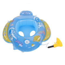 Baby Float with Safety Features, Pool Floats Bundle for Toddlers, Adjustable Seat Pocket Swim Ring, Inflatable Baby Float for Toddlers, PVC Baby