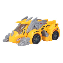 2-in-1 Kinder Electric-Dinosaurierauto Gelb mit LED-Lichtern & Musik