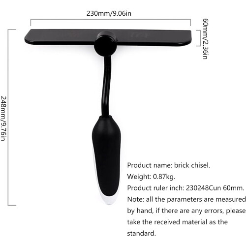 hardness brick tool brick splitting chisel comfortable long handle with brick cutter masonry tool 2