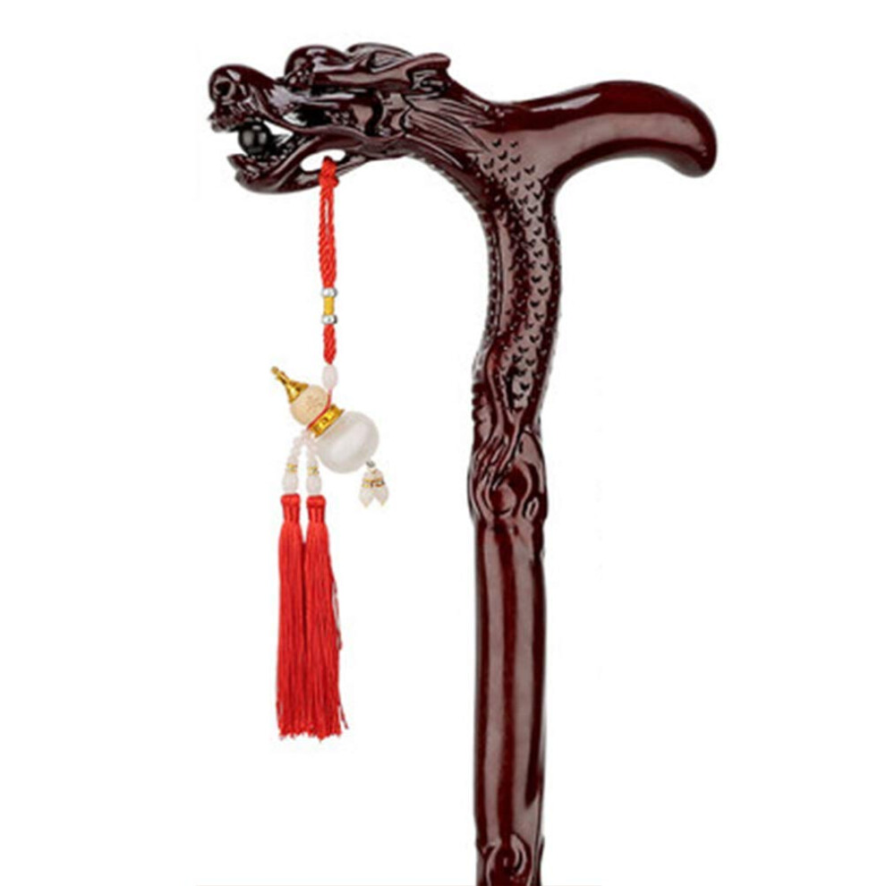 Wooden crutch  Nonslip wooden cane  Used for outdoor walks in the beautiful countryside for the elderly  Aqiong