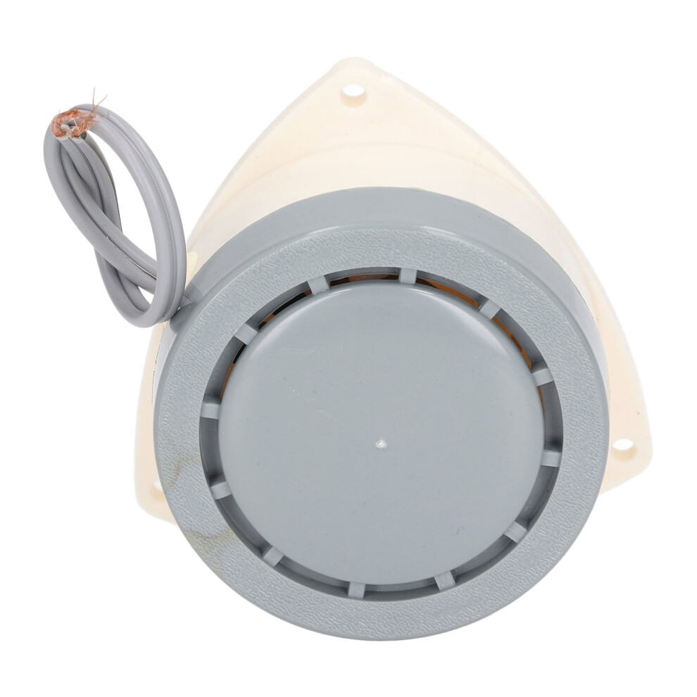Round Flame Retardant Pc Alarm Buzzer 60Db Continuous Beep Sounder Dc24v 4981373643390