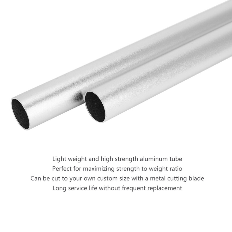 2 Teile/paket Präzision 6061 Aluminium Rundrohr