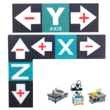 1 Set Etikettenaufkleber Kunststoff XYZ Marker
