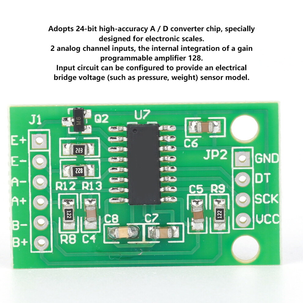 5Pcs HX711 Dual Channel 24 Bit Wiegen Sensor Hohe