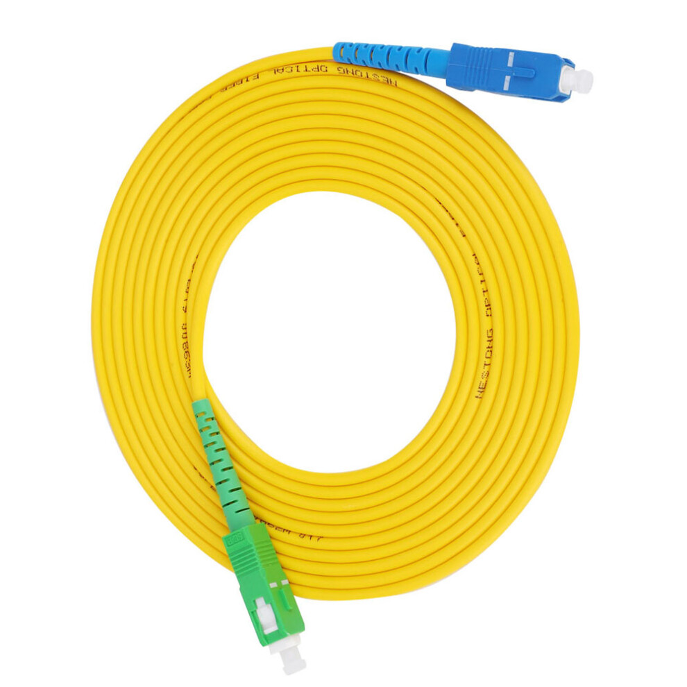 Durable Fiber Patch Cords 2Pcs Sc Apc-Sc Upc 3M Length Low Loss 5011382752338