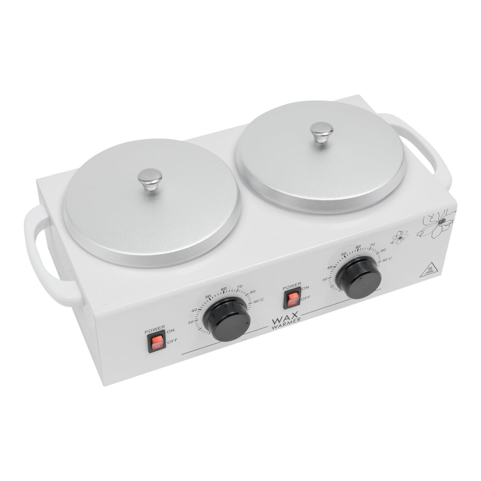 White Waxing Set Double Pot Wax Machine For Professional And Home 200W