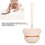 Tragbare Silikon Schnullertasche Bärform - Milk Tea Farbe 3
