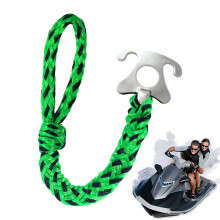 Tow Rope For Water Skiing And Tubing, Green Easy Attachment, Beginner Friendly, Wakeboarding Fishing, Sailing Compatible