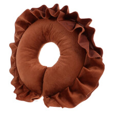 Ushaped face cushion for massage tables, removable and washable, comfortable headrest pillow for spa and salon, versatile design.
