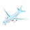 Flugzeugspielzeug 777, robust, langlebig, 1