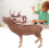 Lebensechte Hirsch Figur Spielzeug Dschungel Zoo 1