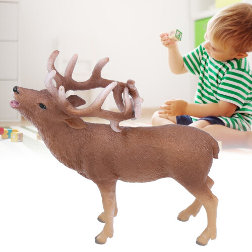 Lebensechte Hirsch Figur Spielzeug Dschungel Zoo