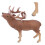 Lebensechte Hirsch Figur Spielzeug Dschungel Zoo 9