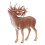 Lebensechte Hirsch Figur Spielzeug Dschungel Zoo 3
