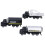 3-teiliges 1:50-LKW-Modell-Spielzeugset Pull Back 8