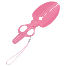 Dog poop collection tool made of plastic, sturdy and portable scoop for large dogs