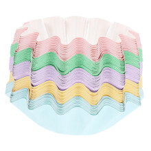 150 pieces PET reusable wax melt liners round coasters for festive decorations