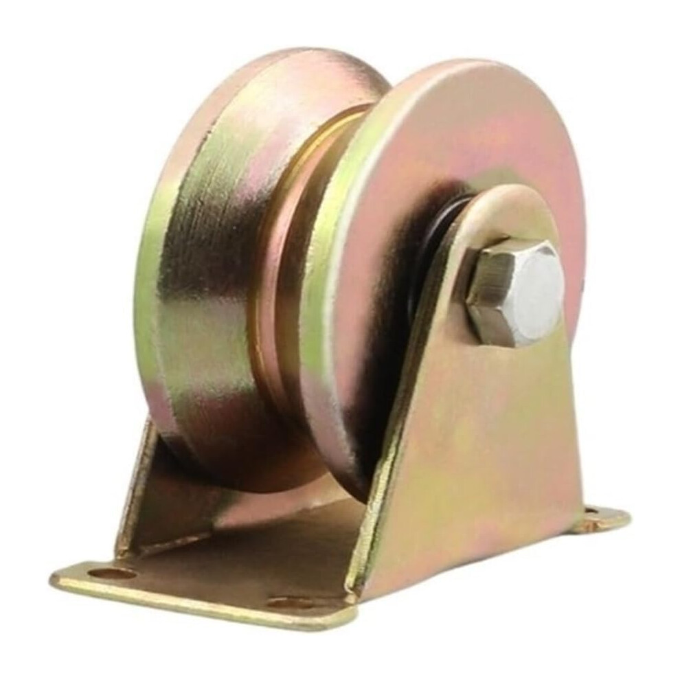 Pulleys Block U Type Stainless Steel Groove Wheel Pulley For Heavy Duty Traction Sliding Door 50Mm Vtype 100Mm U Type 9426802630398