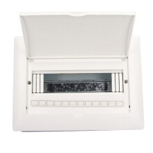 12 Way Power Distribution Box, PC & Stainless Steel, 271x214x84mm
