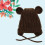 2Stk Kinder Winter Mütze , - Design, 11