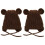 2Stk Kinder Winter Mütze , - Design, 2