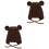 2Stk Kinder Winter Mütze , - Design, 3