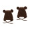 2Stk Kinder Winter Mütze , - Design, 4