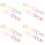 84Stk Damenringe Resin Trendige Stapelbare Finger 6