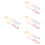 84Stk Damenringe Resin Trendige Stapelbare Finger 7