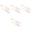84Stk Damenringe Resin Trendige Stapelbare Finger 4