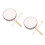 2Sets Handgefertigte Weiße Holz-Handtrommeln Für Kinder Percussion 9