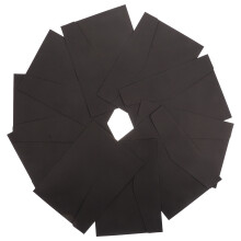 4Sets Schwarze Stabile Umschläge Für Einladungskarten Und Schreiben