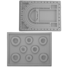 10Stk Perlen Designbrett Schmuckherstellung Halter Grau Langlebig