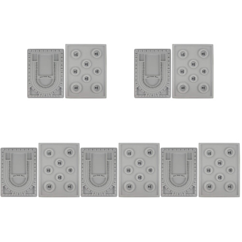 10Stk Perlen Designbrett Schmuckherstellung Halter Grau Langlebig 1