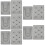 10Stk Perlen Designbrett Schmuckherstellung Halter Grau Langlebig 11