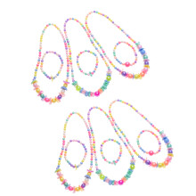 9Sets Kreatives Kinderschmuckset Halskette Perlenarmband Schmuck