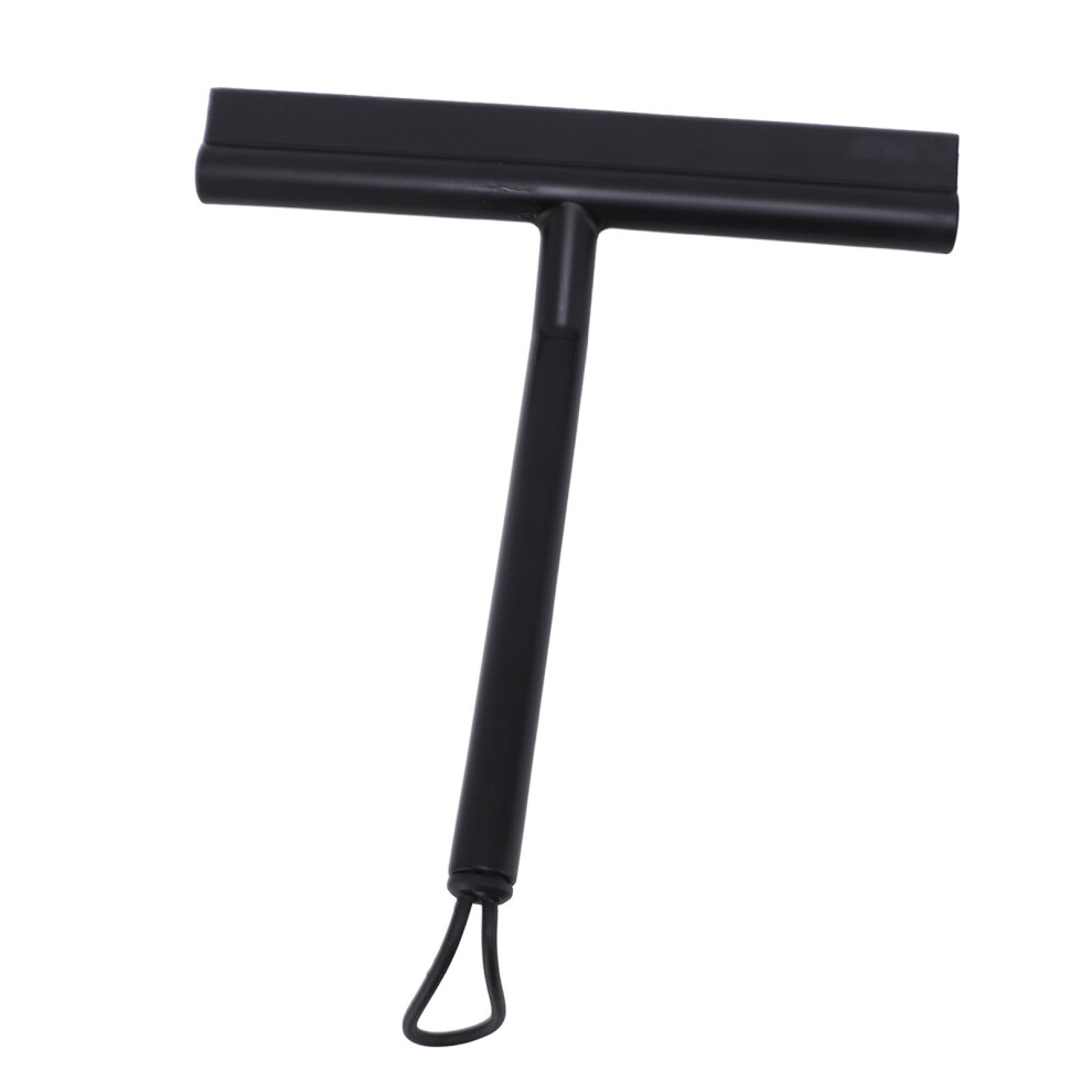 Black Shower Squeegee TPE PP Soft Head for Glass, Mirror & Car Windows