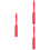 3Pièces Spatules Silicone Rouge Longs Résistantes Chaleur 6