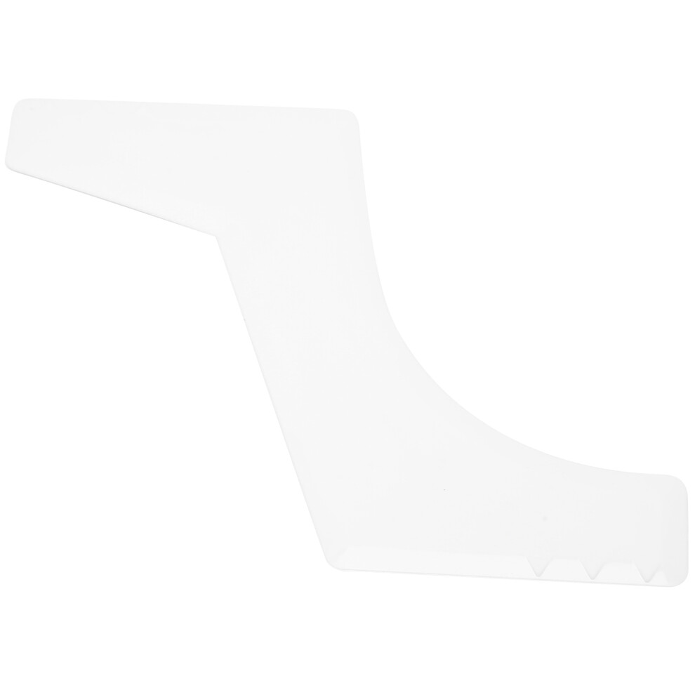 Beard Shaping Template White Home & Salon Guide Styling Tool