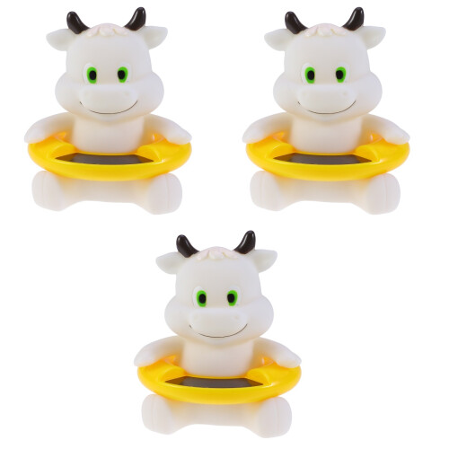 3Pièces Jouets Thermomètres De Bain Flottants Blancs Pour Bébé 2