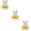 3Pièces Jouets Thermomètres De Bain Flottants Blancs Pour Bébé 9