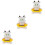 3Pièces Jouets Thermomètres De Bain Flottants Blancs Pour Bébé 5
