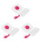 3Pièces Étui Lingettes Bébé Portable Rose Durable 2