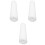3Pièces Clôture Plastique Jardin Filet Robuste Facile 5