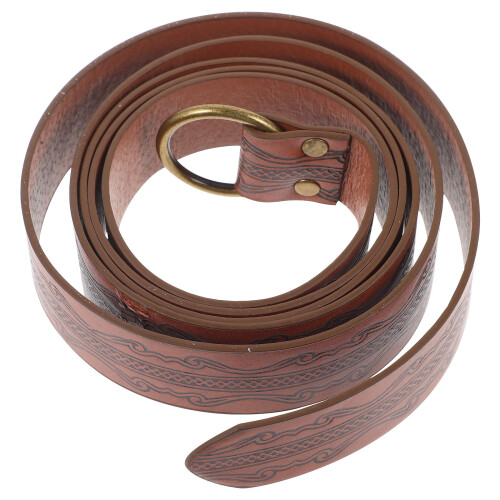 2Pièces Ceinture Taille PU Embossée Costume 2