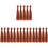 20Pièces Perruques DIY Raides Marron En PP 3