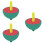 3Pièces Jouet Bois Mini Colorée Enfants Coordination 7