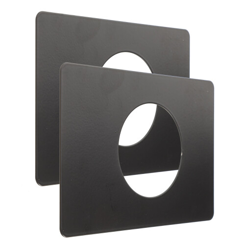 10Pièces Plaques Porte Verrou Acier Inoxydable Noir Robuste